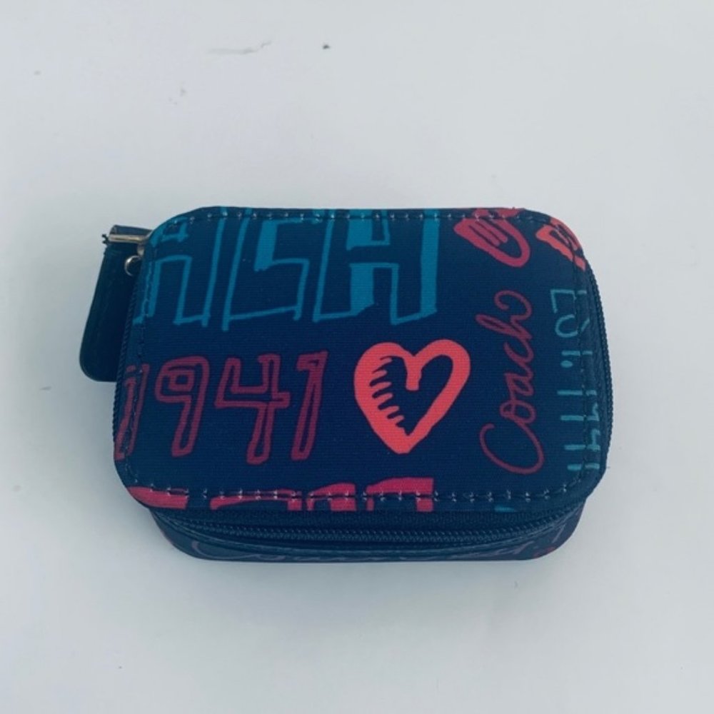 SOLD Coach Zip up Pill Case